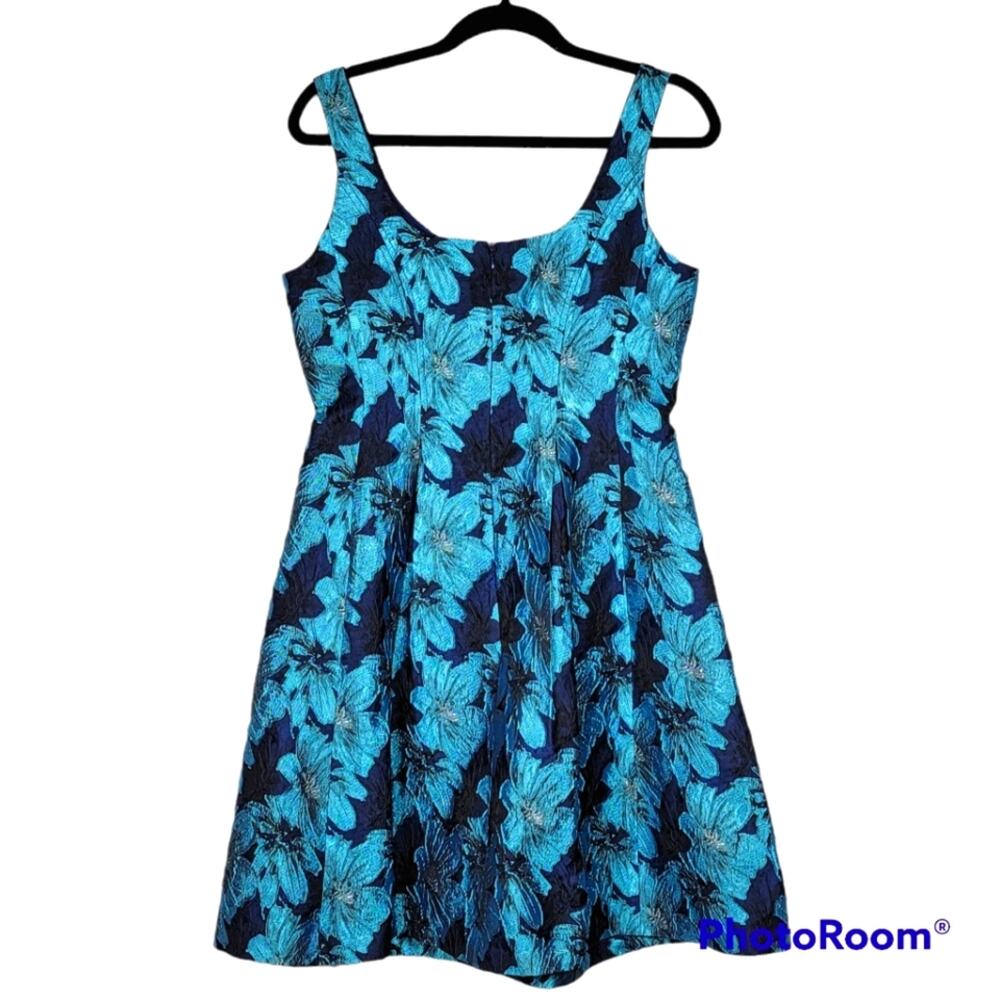 Papagallo Brocade Vintage Fit Dress SZ 8